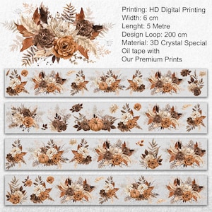 Scrapbook Autumn Magic - Nastro adesivo speciale in cristallo 3D
