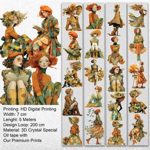 Autumn Twilight PET Tape – Scrapbooking, Journaling, Decorative Craft Supplies – Tax Included – SRP146