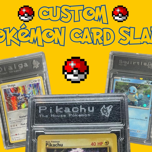 Custom Card Slabs Etsy
