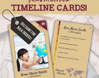 Personalized Student Timeline Card