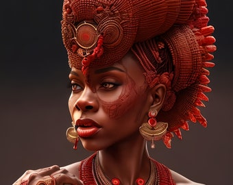 Oya Orisha Digital Art - Etsy