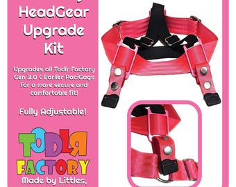Todlr Factory PaciGag Gen 3.1 Upgrade Kit - Adjustable Headgear [Upgrade Available for Gen 3.0 & Earlier PaciGag Models; One size fits most]