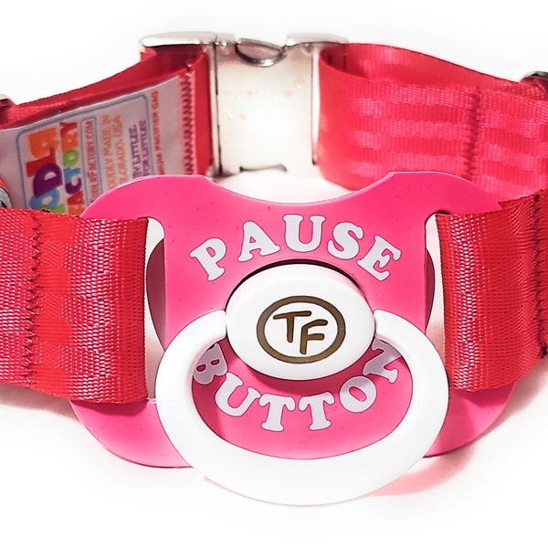 Todlr Factory Premium Standard Adult Sz 6 Pacifier Gag PaciGag Ageplay ABDL Little - "Pause Button"