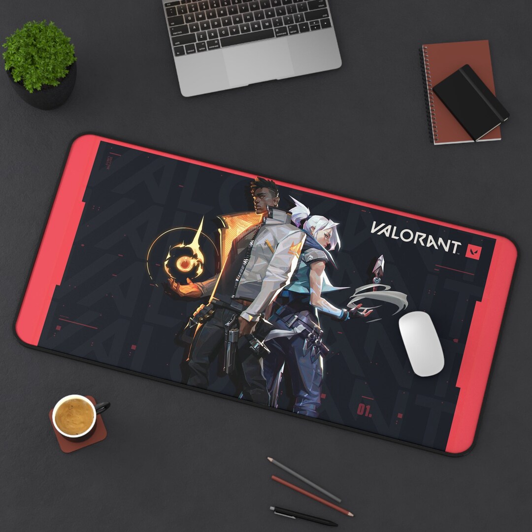 Hot Valorant Large Gaming Mouse Pad Valorant Mousepad Computer Etsy