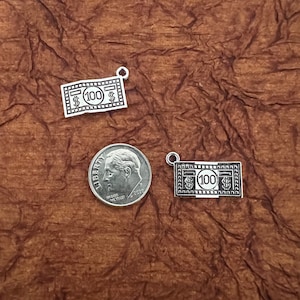 Hundred Dollar Bill Money Charm 21x13mm pbe102