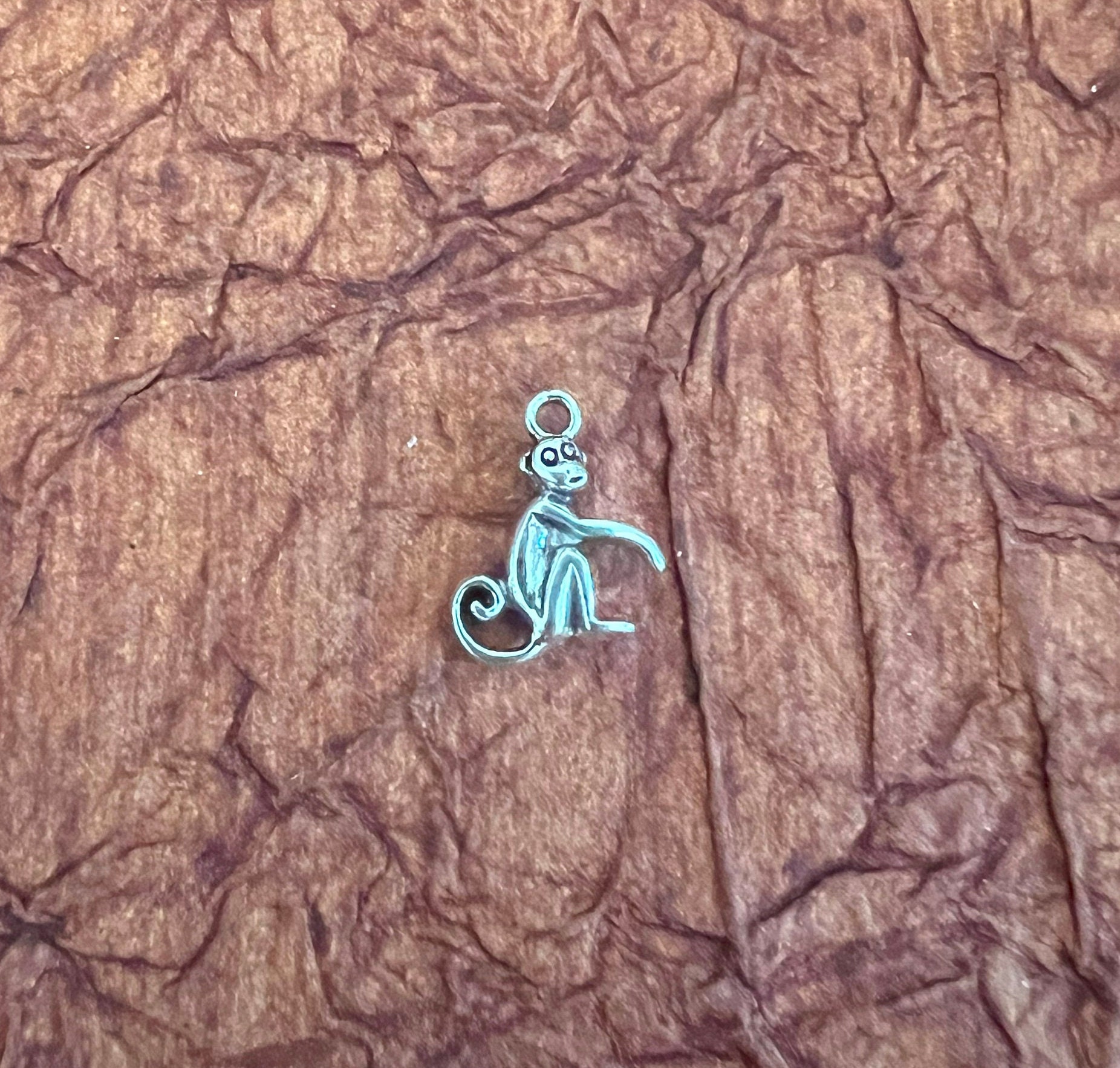 3(three)NWOT KIPLING Rubber Monkeys Key Chain Ring Bag Charm