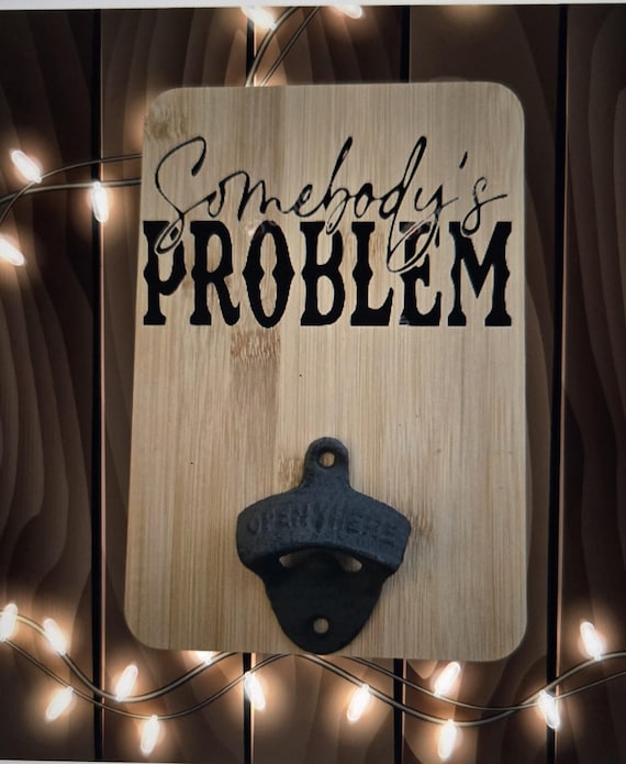 Handcrafted Wall-Mount Bottle Opener – For Beer, Soda & Laughs
