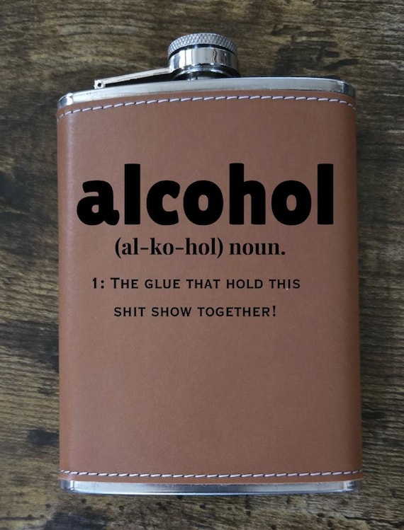 Leather Bound 8oz Flask