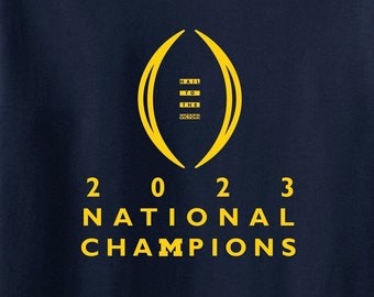 HAIL to the VICTORS!! Michigan Football CFP National Champions T-shirt / Hoodie. Celebrate the Wolverines running the table!! Go Blue!!
