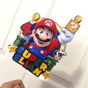Mario Bros Cake Topper