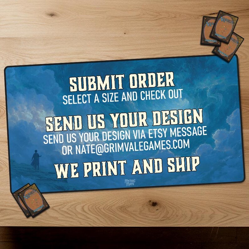 Custom Playmat Made for Magic the Gathering MTG Playmat With Command ...