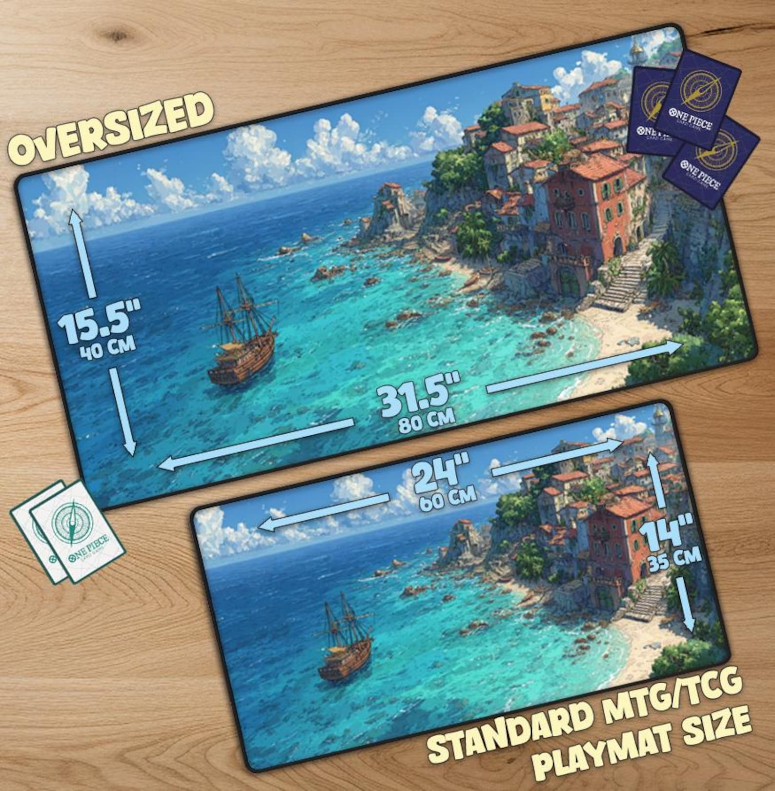 Play Mat Custom Custom Playmat Made for One Piece Playmat With Zones One Piece Play Mat ...