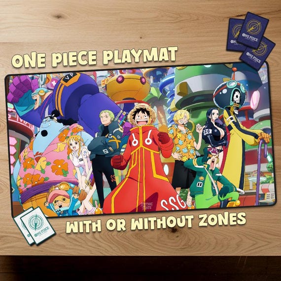 Monkey D Luffy One Piece Crew One Piece Playmat With Zones One Piece Play  Mat Personalized Mat TCG Mat for Trading Card Games Official Size - Etsy