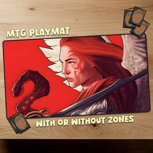 Kaalia of the Vast Magic The Gathering Spielmatte MTG Spielmatte With Zones MTG Spielmatte Personalisierte Matte für Sammelkartenspiele