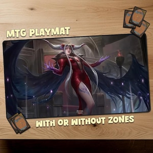 Tapis de jeu Ultimecia Temporal Threat Magic The Gathering Tapis de jeu MTG avec zones Tapis de jeu MTG Tapis personnalisé Jeux de cartes à collectionner Taille officielle