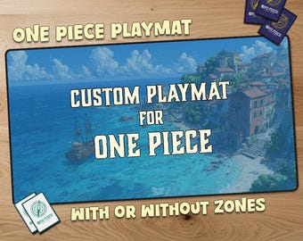 Benutzerdefinierte Spielmatte für One Piece Playmat One Piece Spielmatte Personalisierte Matte TKG Matte für Sammelkartenspiele Offene offizielle Größe