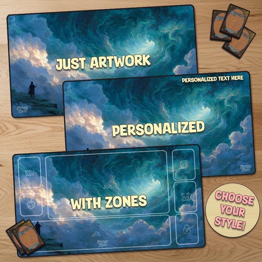 Custom Playmat Made for Magic the Gathering MTG Playmat With Command ...