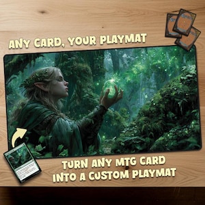 Custom Magic Playmat made for Magic the Gathering MTG Playmat With Zones Commander Play Mat Trading Card Games Official Size TCG Games