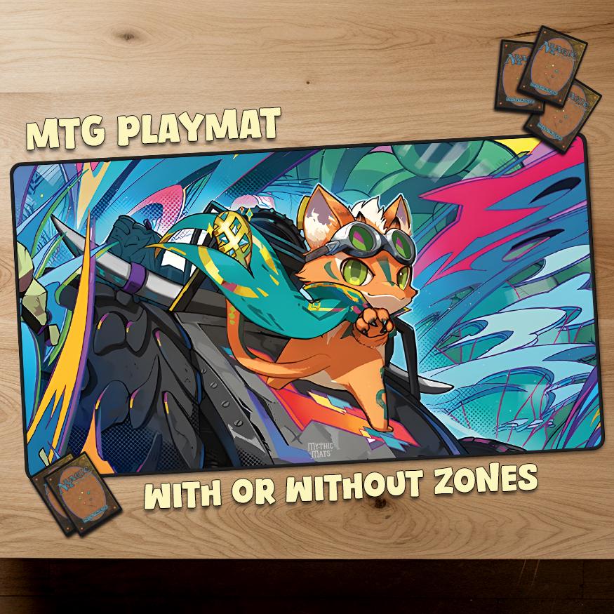 Aetherdrift Loot the Pathfinder Magic the Gathering Playmat