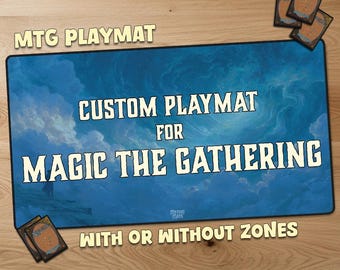 Custom Playmat made for Magic the Gathering MTG Playmat With Command Zones Commander Play Mat Trading Card Games Official Size TCG Games