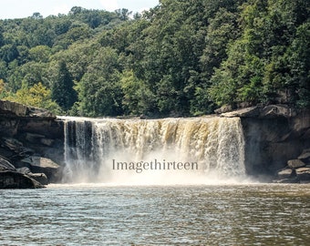 Landscape Photography, Cumberland Falls, Nature Print, Kentucky Landscape Print, Living Room Wall Art,