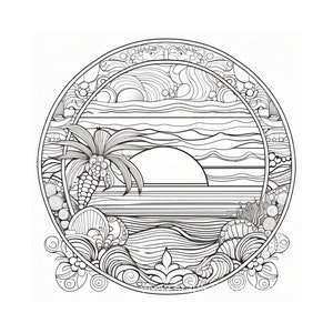 Boho coloring pages