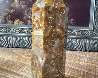 HQ Sterrenhemelagaat/ Chalcedoon/ Agaattoren/ Zeldzaam kristal