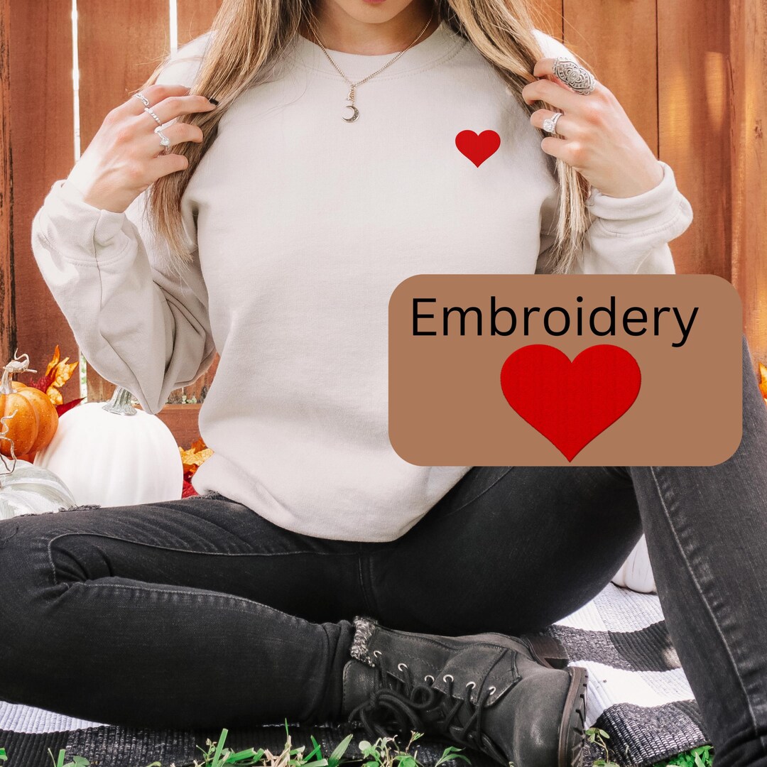 LIMITED VALENTINE'S DAY ANGEL X Embroidered Sweatshirt/Crewneck main image 1