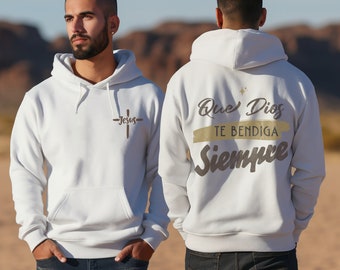 Praise the Lord Spanish Hoodie, Christian Faith Sweatshirt