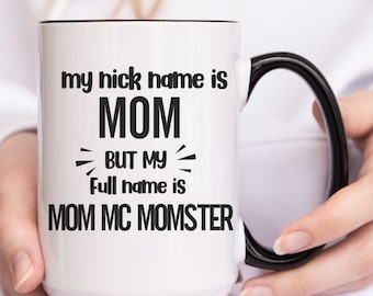 Mom McMomster Coffee Mug, Funny Mother's Day Gift