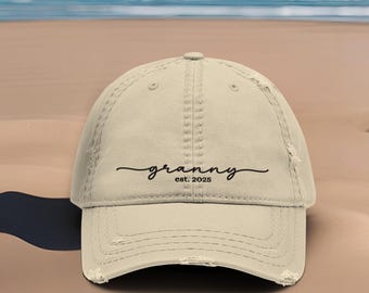 Personalized Embroidered Granny Hat, Gigi gift, Grandma, Mommy, Mama Hat, Grandma gift, Personalized Gifts, Custom Gift, Personalized gift