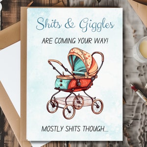 Printable Baby Shower Card – New Parents Gift (Digital Download) image 2