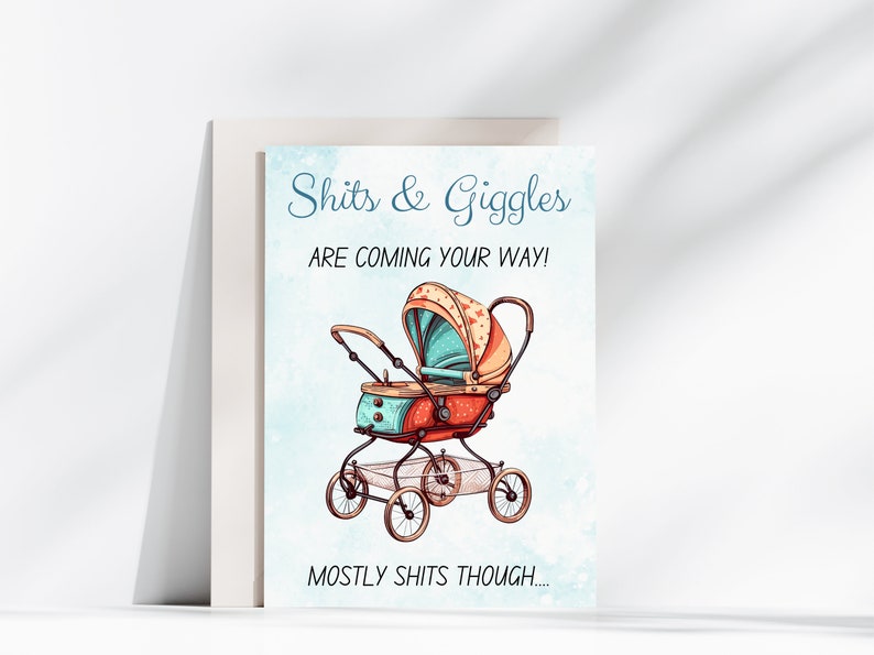 Printable Baby Shower Card – New Parents Gift (Digital Download) image 6