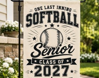 Senior Sports Garden Flag – Class of 2027, Senior Night Athlete Yard Decor