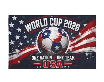 USA World Cup 2026 Soccer Flag double sided