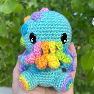 Baby Crochet Cthulhu, Crochet Cthulhu Toy, Cthulhu Amigurumi, Small Stuffed Cthulhu, Amigurumi, Desk Friend