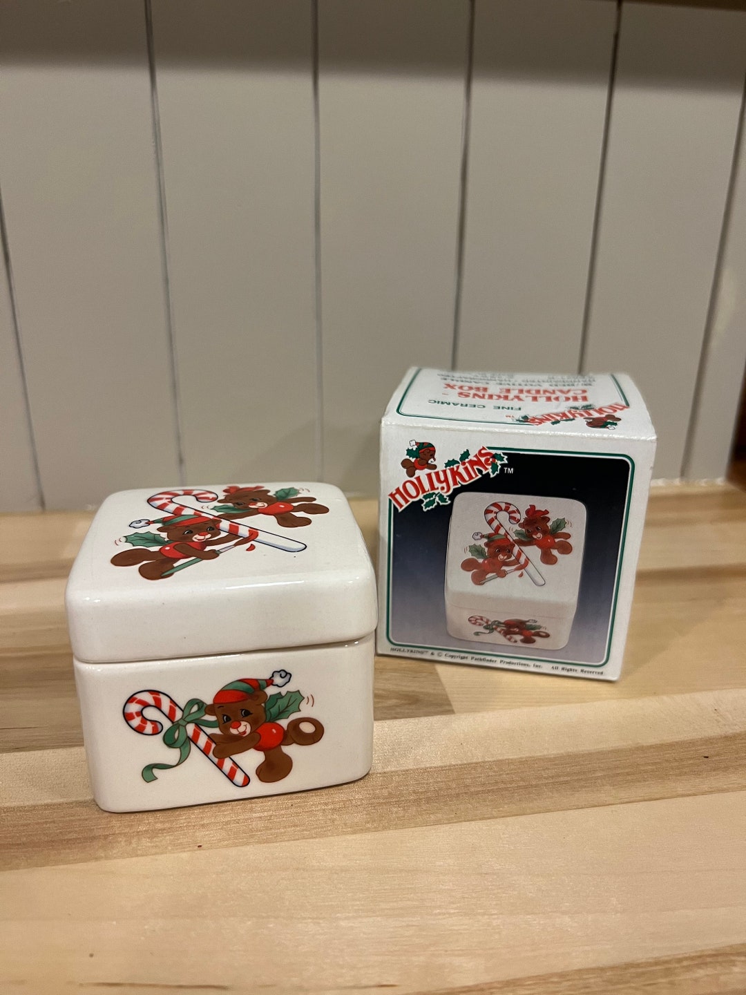 Teddy Bear Candle Holder Etsy