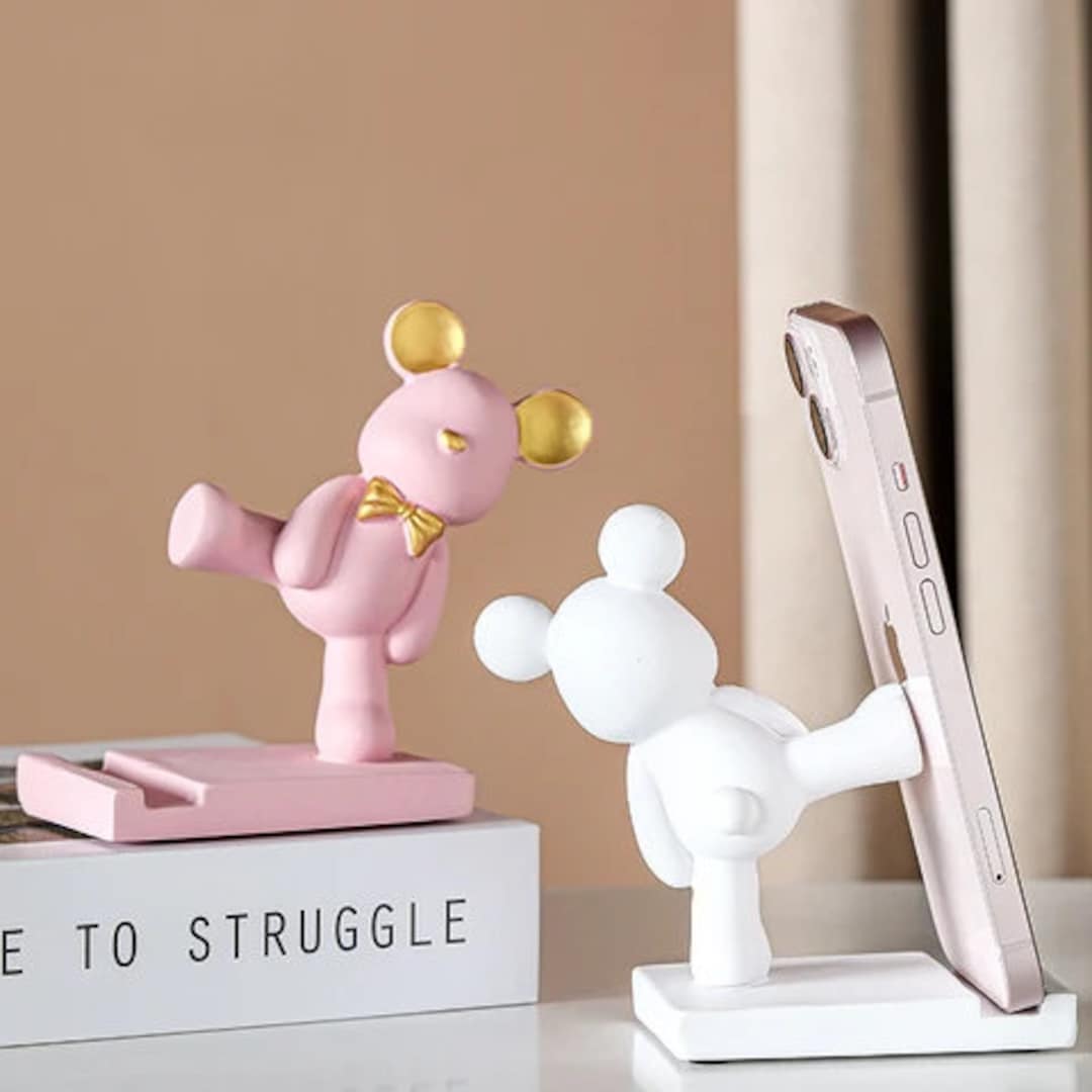 Bear Phone Holders Ergonomic Phone Holders Fun Phone Holders Etsy UK