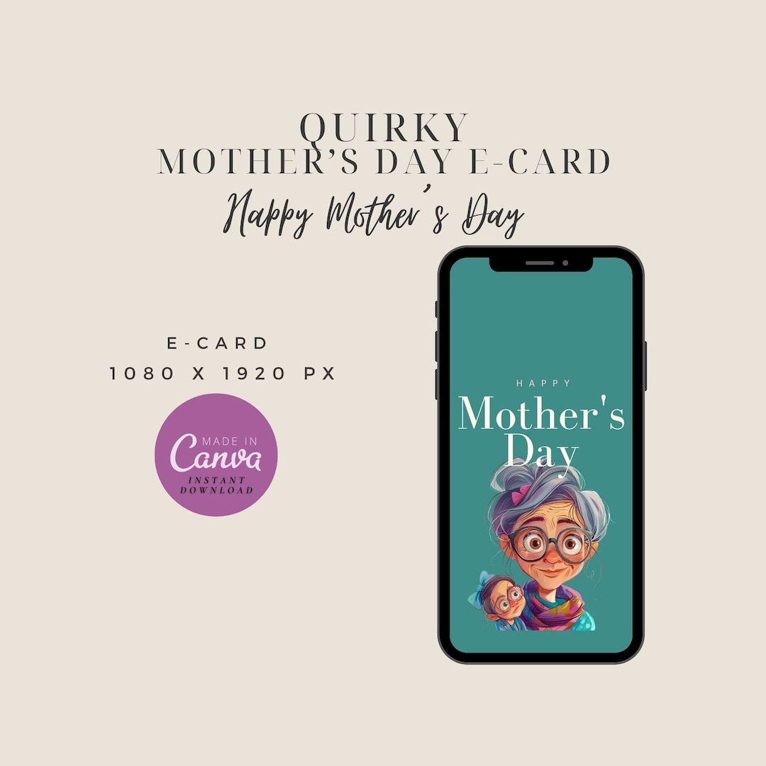 Happy Mother's Day, Mummy, Mom INSTANT DOWNLOAD Ecard Digital Card to ...
