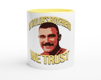 White 11oz Ceramic Mug with Color Inside