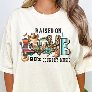 Western Shirt Cowboy Vintage 90&#39;s Graphic Tee Cowgirl Shirt Country Concert Outfit Western Shirt Retro Shirts Cute Oversized Comfort Colors