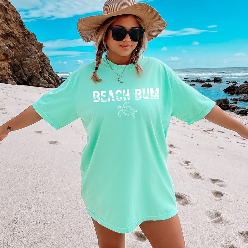 Beach Bum Shirt Summer T Shirt Beach Shirt Ocean Inspired Style ...
