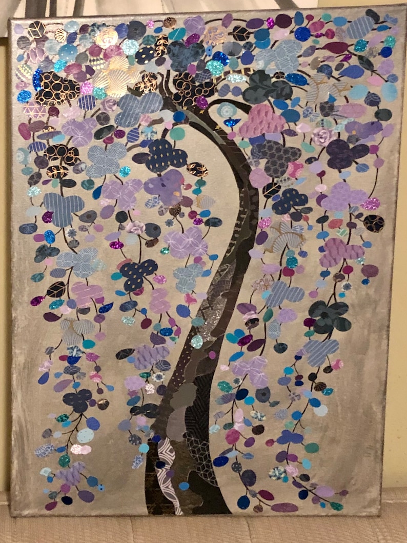 Willow Tree Canvas Etsy