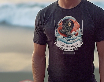 Rule the Waves Santa Barbara - Modern Fitted Short Sleeve T-shirt
