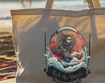 Rule the Waves Santa Barbara - Large Organic Tote Bag