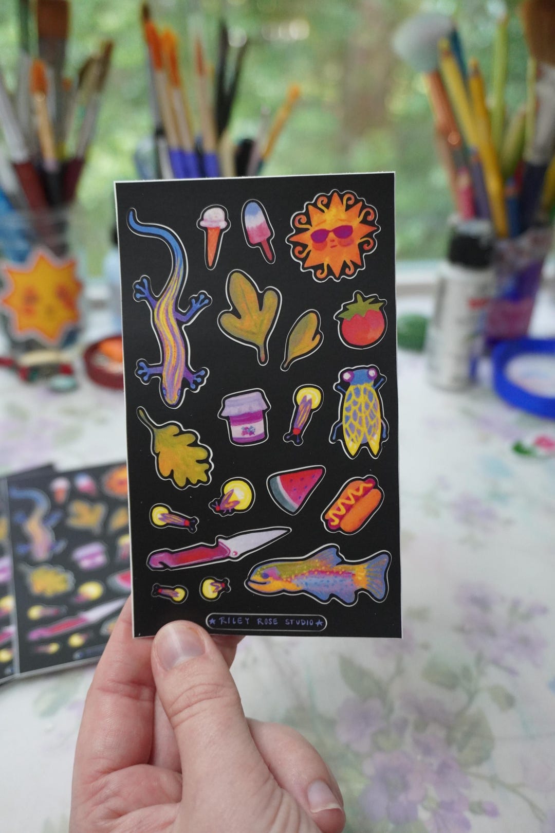 Whimsy Sticker Trend Outdoorsy Whimsy Sticker Sheet: Waterproof Vinyl Stickers, Cottagecore ...