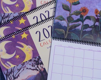 2027 Art Calendar - Riley Rose Studio | Whimsy Oil and Gouache Illustrations, Human Art