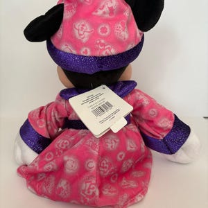 Peluche de Minnie Mouse de Disney Parks 2013 Aprendiz de brujo 12 pulgadas Nuevo con etiqueta imagen 3