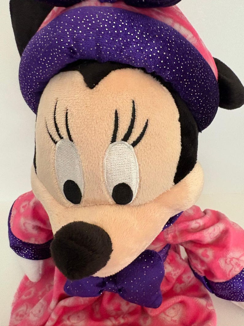 Peluche de Minnie Mouse de Disney Parks 2013 Aprendiz de brujo 12 pulgadas Nuevo con etiqueta imagen 10