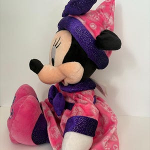Peluche de Minnie Mouse de Disney Parks 2013 Aprendiz de brujo 12 pulgadas Nuevo con etiqueta imagen 2